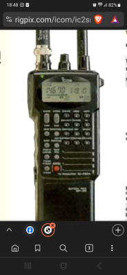 IC2RE 2M med inbyggd scannermottagare 25-950 MHz